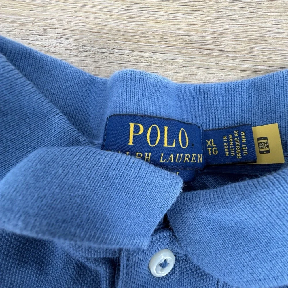 Lot‎ of x3 Polo Ralph Lauren Classic Fit Blue/Beige Polos Men's XL Embroidered